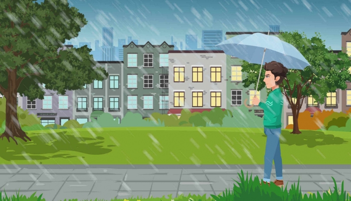 “卡努”的移动相当于一个人跑步的速度 上海本周末仍有雨