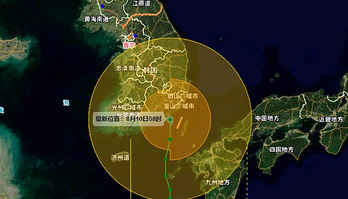黑龙江台风实时最新消息今天 受台风卡努影响吉林黑龙江等地有较强降雨