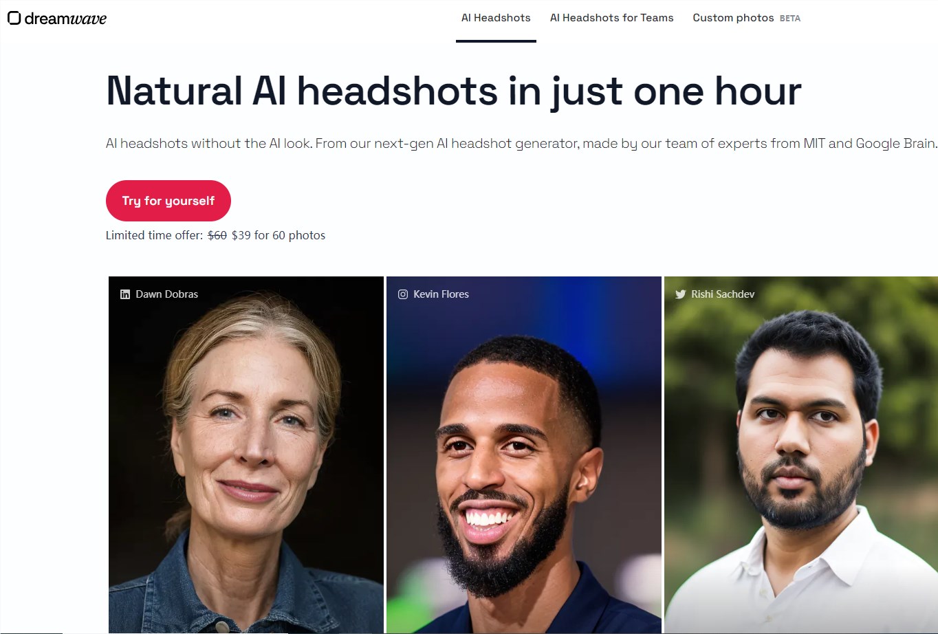 海外版妙鸭？AI Headshot Generator帮你省去传统照片拍摄的麻烦