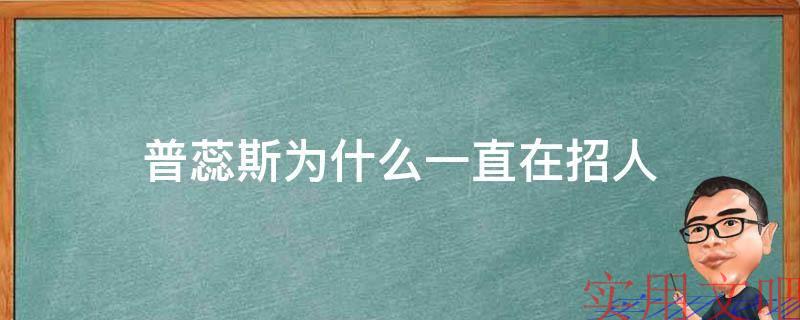 普蕊斯为什么一直在招人