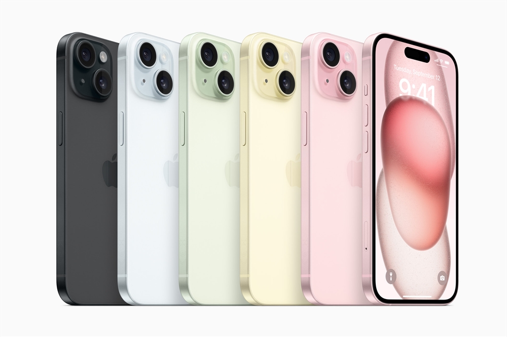 Apple iPhone 15，iPhone 15 Plus，苹果，智能手机