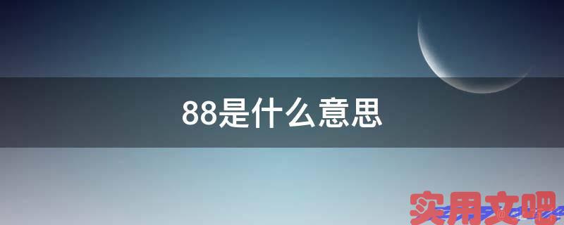 88是什么意思