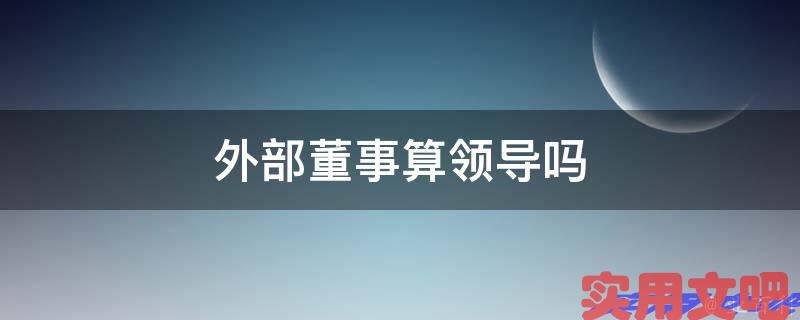外部董事算领导吗