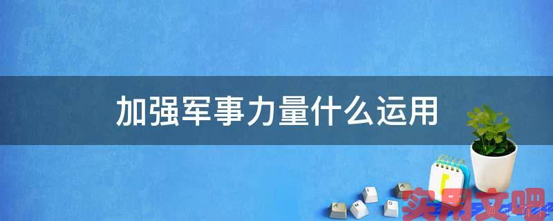 加强军事力量什么运用