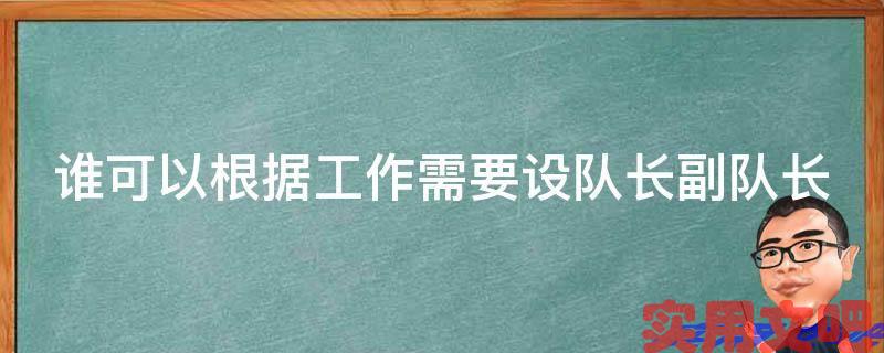 谁可以根据工作需要设队长副队长
